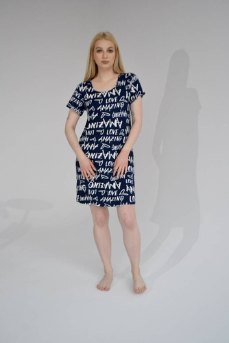 645 Нощна риза Amazing Forex - тъмносиня