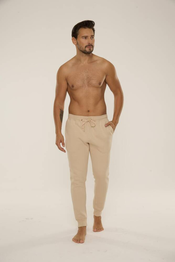 813 Indigo Мъжки спортен костюм от De Lafense - пясъчен