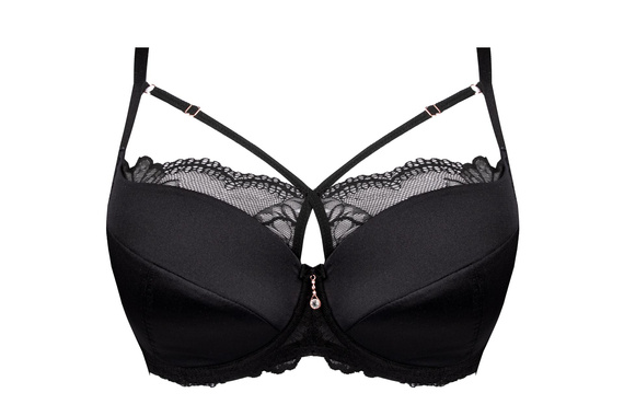 BELEM Full Cup FC-23 черен – стабилен сутиен с пълна чашка и фиксирани презрамки