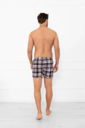 Мъжки боксерки от италианска мода от Brit - памучни, карирани, класически