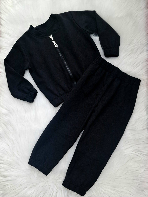 Gracja Детски суичър тип бомбър Bambarillo черен - стилен и удобен за момиче