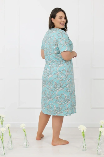 Нощница Misaki Italian Fashion памук къс ръкав