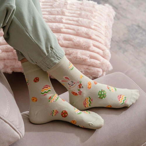 Арт.136 Дамски чорапи Happy Ester Steven - 133 зелени