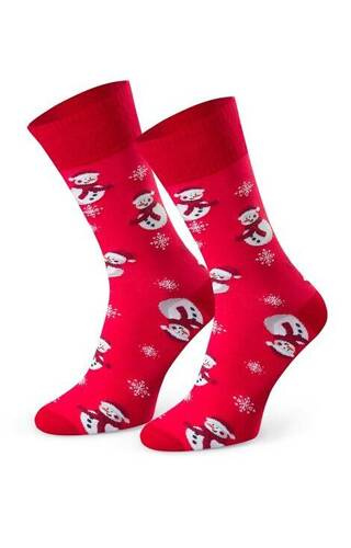 Art.136 Мъжки коледни чорапи Steven - 141 червени