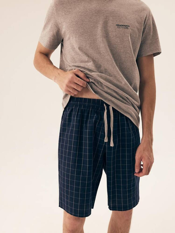 42618 Мъжка пижама Henderson Premium за общежитие - сива