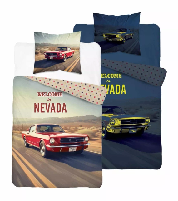 5210 A Fluo 40 Светещо в тъмното памучно спално бельо Detexpol car