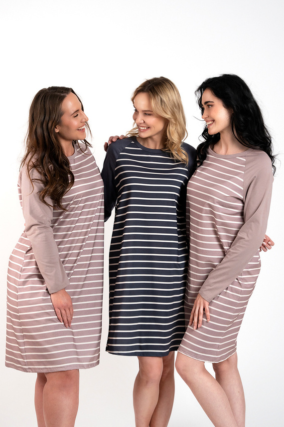 Нощница Oda Италианска мода - графитен принт