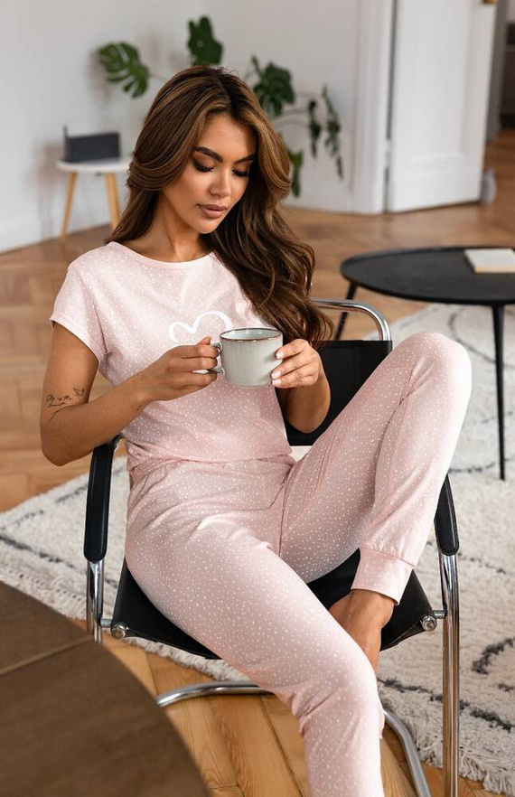 Дамска пижама Only Love Sensis - светлорозова