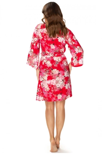 86636 Халат неглиже Lotos Чайка с флорален принт