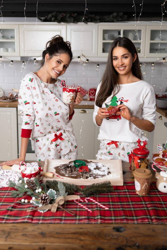 Дамска пижама Lillian Sensis -ecru