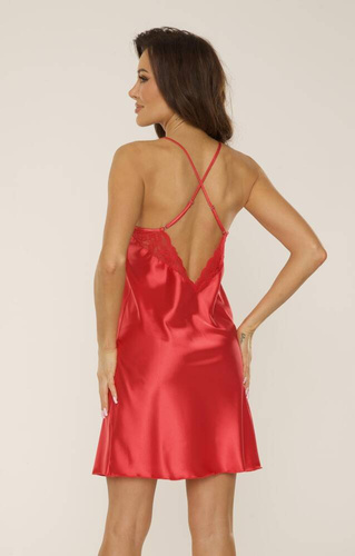 679 Synthia Дамска риза De Lafense - червена 