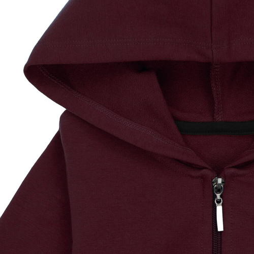 169540 Суичър с качулка Nicol - бордо