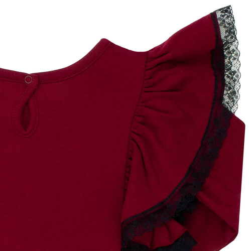 163178 Рокля за момиче "Магията на Коледа" Никол - бордо