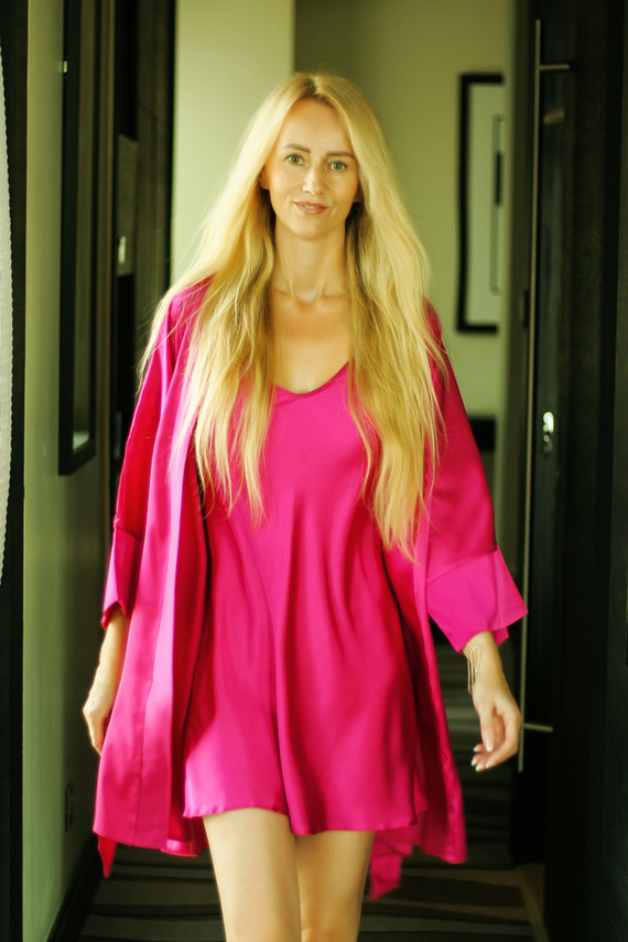 Дамски халат Panama Podomka Kalimo - фуксия