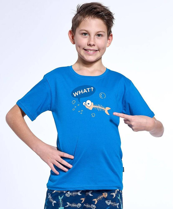 789/120 ,790/120 Синя момчешка пижама Fishing Cornette