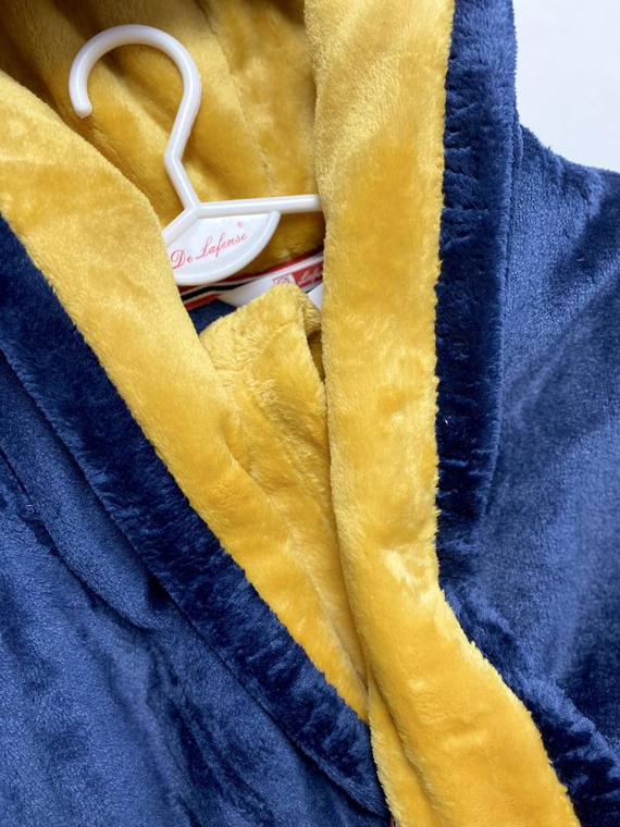 627 Soraya Дамски къс халат Forex - морско синьо / мед