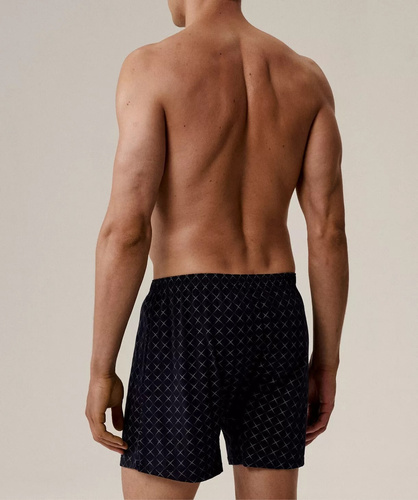 Мъжки боксерки Atlantic 2MBX-077, памучни, тъмнозелени - свободна кройка, комплект от 2 броя