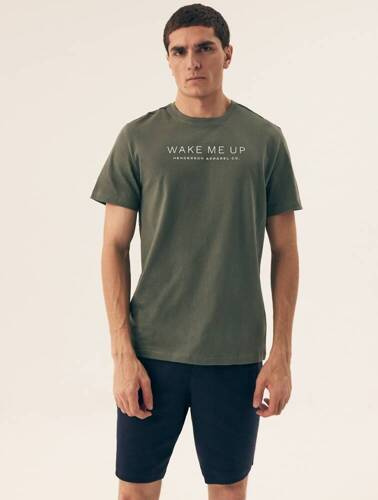 42634 Премиум мъжка пижама Dare Henderson - зелена