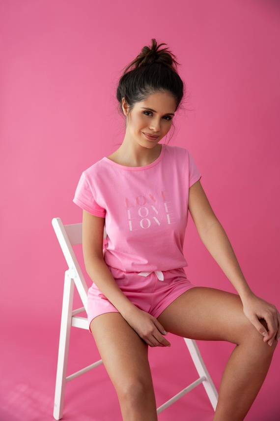 Дамска пижама Pola Sensis - Розова