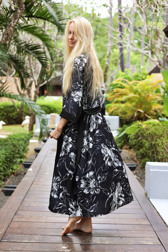 Сицилия Дамски халат Kalimo - glamour