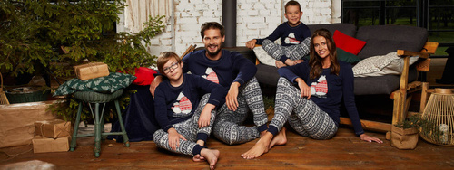 Arktyka Мъжка пижама Италианска мода - тъмно синьо