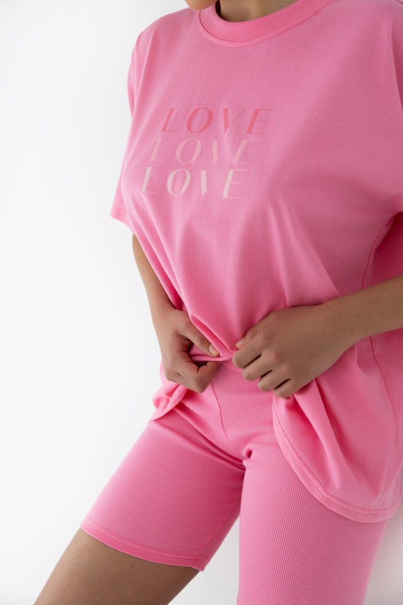 Дамска пижама Maud Sensis - Розова