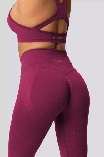 Клин push-up Spaio PRO висок талия плътен моделиращ red wine