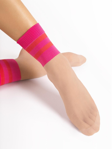G 1190 Dash Socks 20den Fiore розово-светло натур