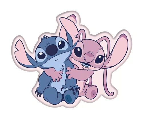 Възглавница Stitch и Angel Прегръдка JF24 35x30 мека Jerry Fabrics