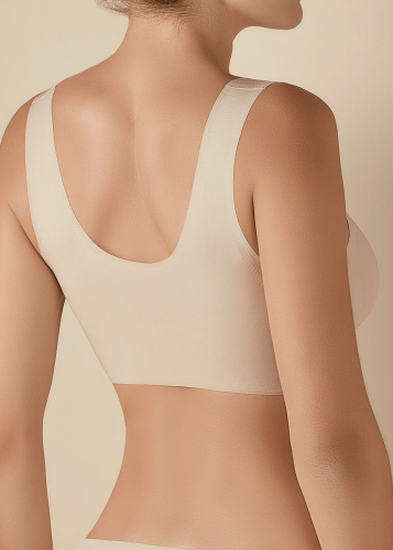 Olivia Selene Bra beige – Дамски спортен сутиен без банели