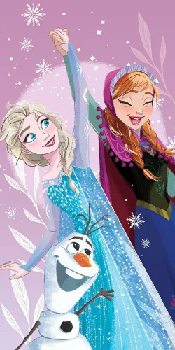 Frozen Frozen Памучна плажна кърпа Disney Kids25 | За деца | За плажа и басейна Jerry Jabrics