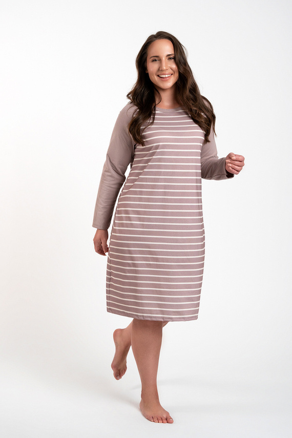 Нощница Oda Италианска мода - принт капучино