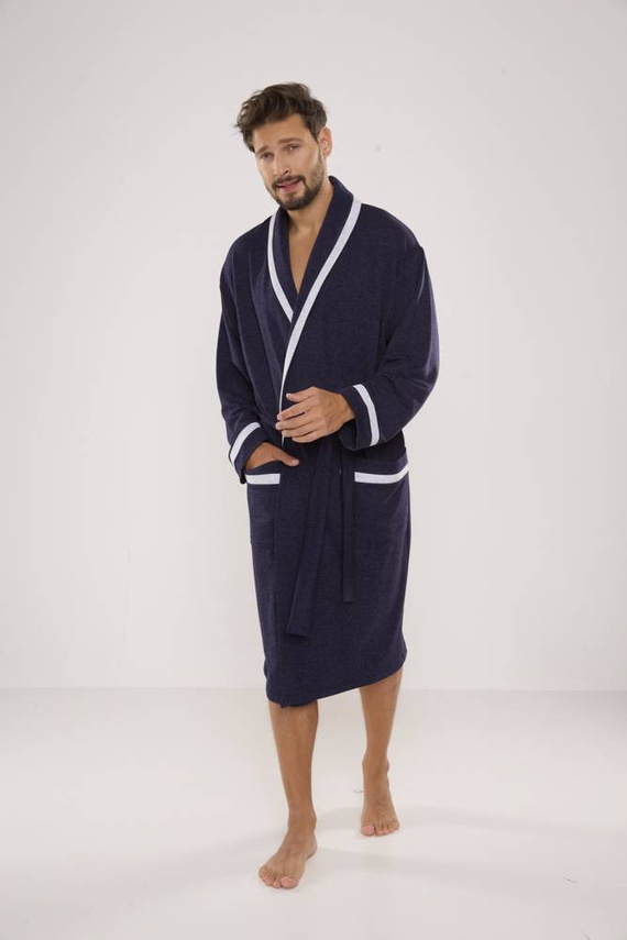 564 Мъжки халат Bruno De Lafense - деним