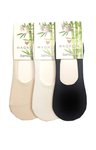 Стопки балерини Bamboo Magnetis 251145 бамбук силикон комфорт black