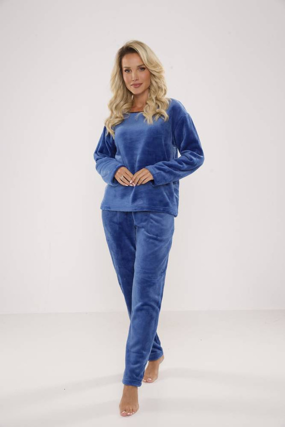 669 Мека дамска пижама De Lafense - деним