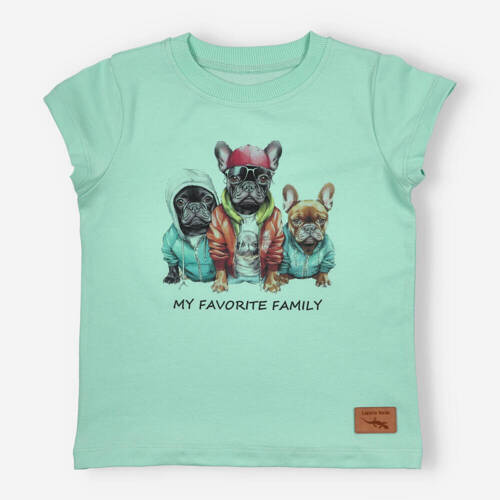 KAR-2002/PIS Момчешка тениска в цвят шам фъстък Lagarto Verde