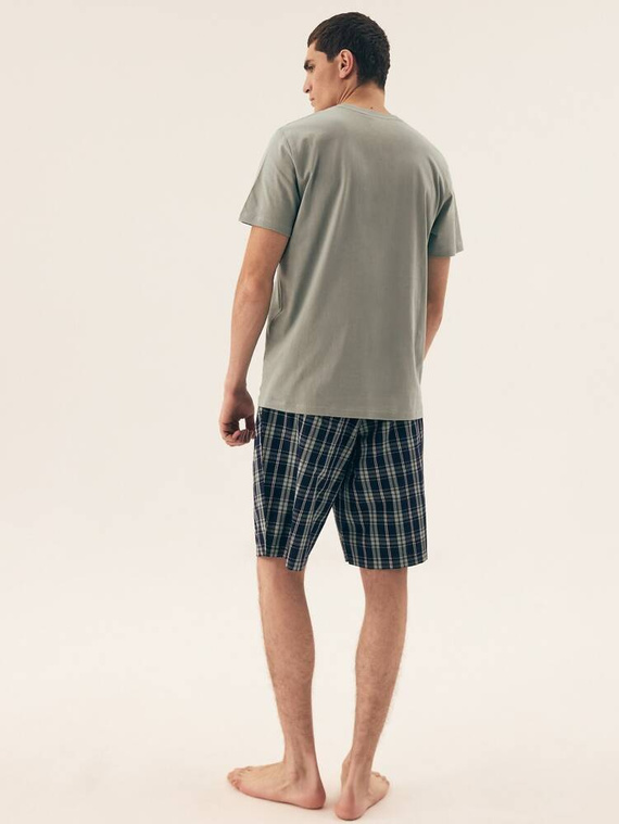 42617 Мъжка пижама Dexter Premium Henderson - маслина