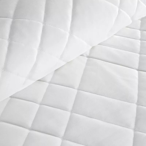 Ria 6 Декоративно кадифено кувертюра европердета бяло