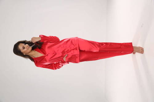 934 Classic Forex дамска пижама - червена