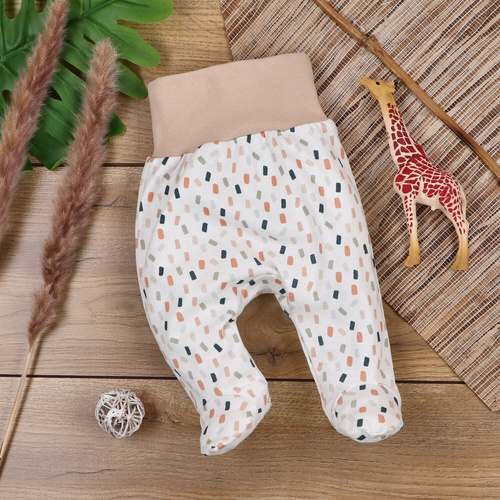 ABN-5331/KRE Спален костюм Nini от органичен памук, кремав