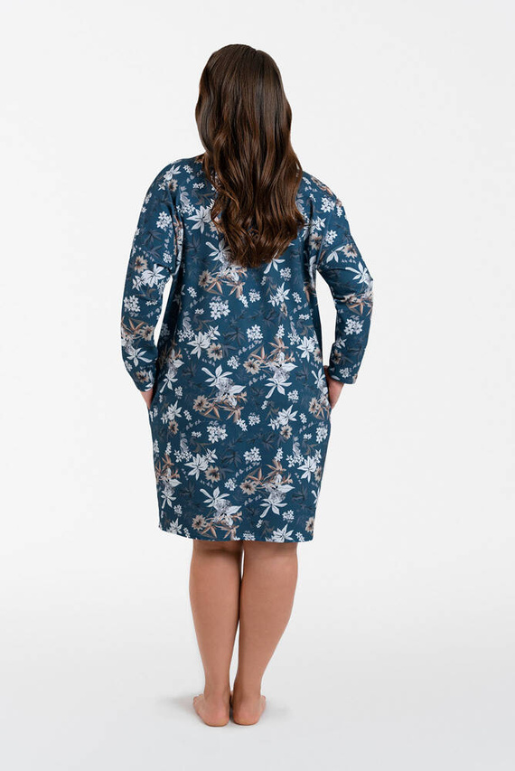 Nikjana дамска туника с дълъг ръкав Италианска мода - принт 