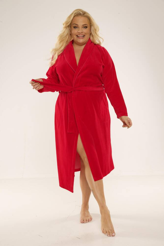 389 / 390 Lydie Дамски халат Forex - амарант