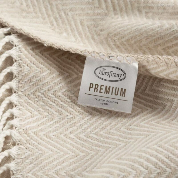 Каре 7 Кувертюра с ресни еврозавеси бежово