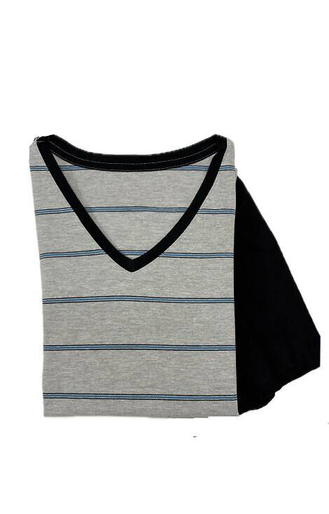 330/41 Мъжка пижама с къс ръкав, шорти Cornette, сив меланж