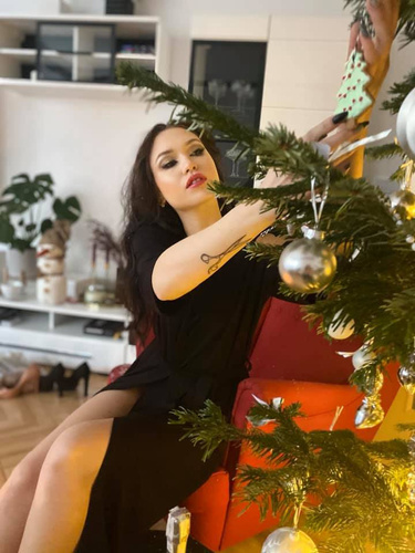 942 Visa Дълъг халат De Lafense - черен