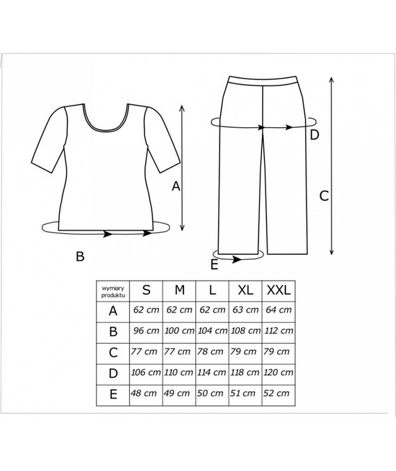Дамска пижама Sandi 3/4 Donna - бежова