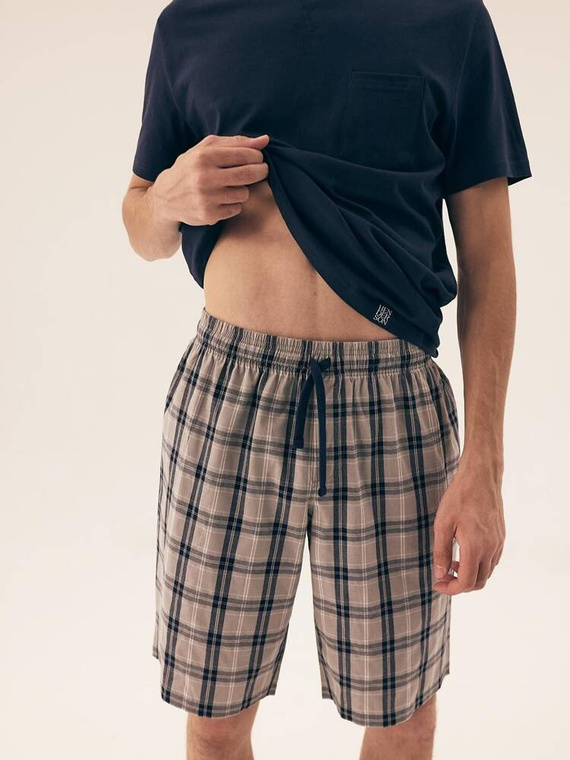 42617 Премиум мъжка пижама Dexter Henderson - тъмносиня