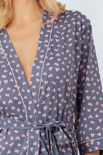 Дамски халат Tiana Италианска мода - печат