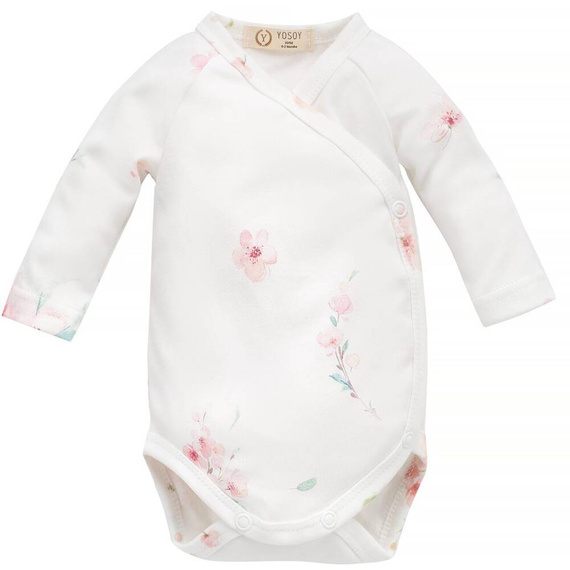 Боди с японски цветя от органичен памук Yosoy