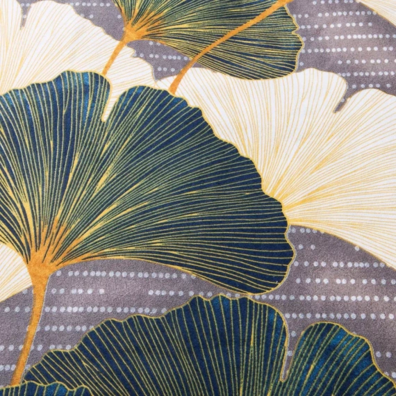 31510/2 Комплект спално бельо от фланел Flanellove Darymex бежово-зелени листа от гинко – комплект, 100% памук, топъл и мек